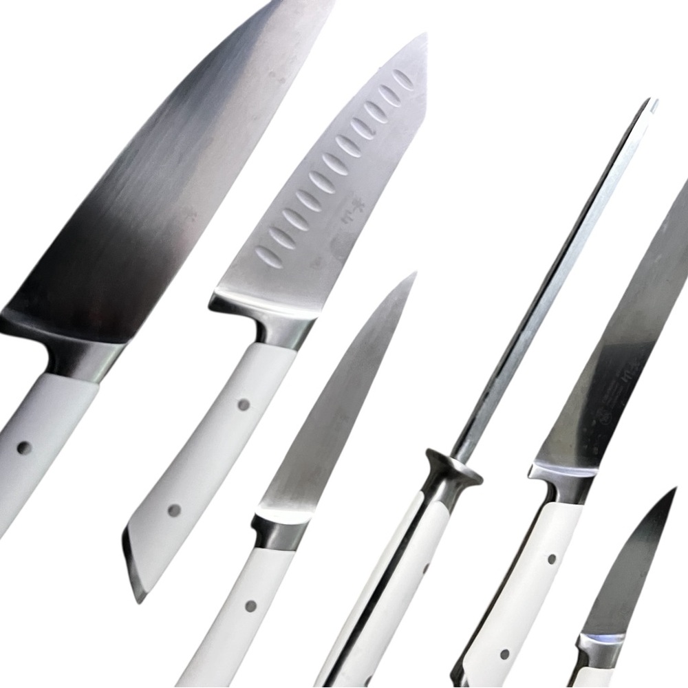 Cangshan White Knife Set with Block - Picture 4 of 10